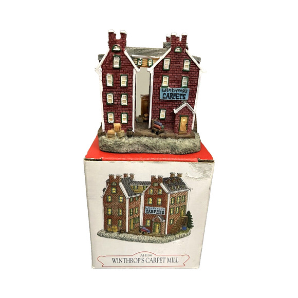 The Americana Collection Liberty Falls Winthrop's Carpet Mill with Box Exc Cond - Picture 1 of 6